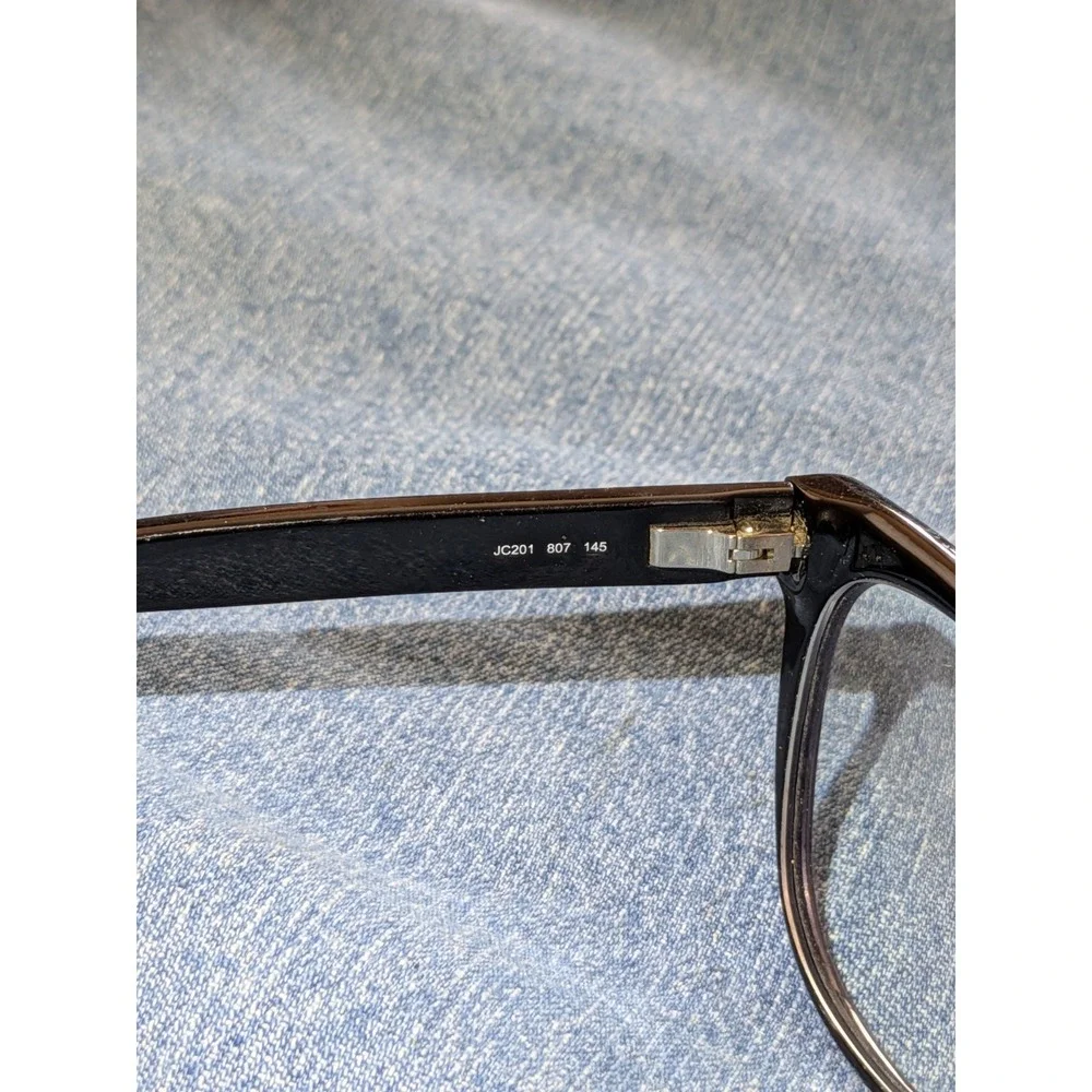 Jimmy Choo Eyeglasses, Frames Only, JC201 807, 53-15-145, Plastic, Italy
